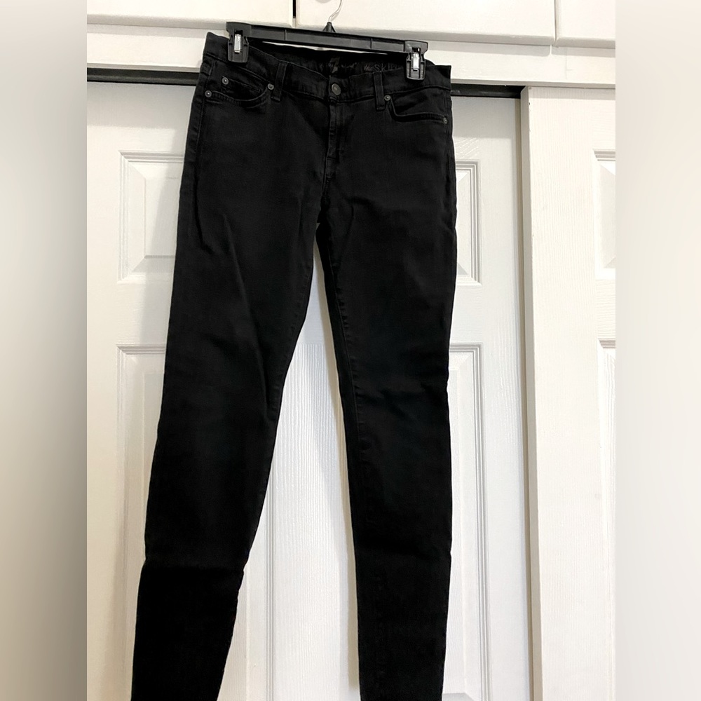 For All Man Kind “The Skinny” Black Jeans